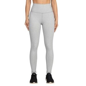 Kyodan Outdoor Grey Herringbone High Rise Athletic Leggings Womens Medium